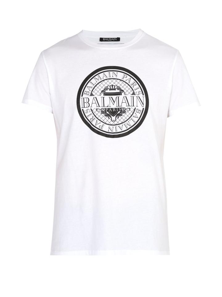 Balmain Coin Logo-print T-shirt