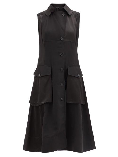 Matchesfashion.com Jw Anderson - Hero Sleeveless Canvas Cargo Dress - Womens - Black