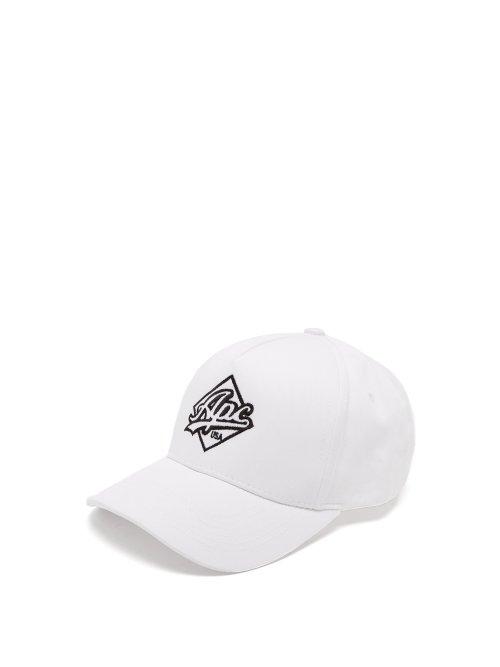 Matchesfashion.com A.p.c. - Logo Embroidered Cotton Baseball Cap - Mens - White