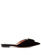 Rochas Point-toe Velvet Slipper Shoes