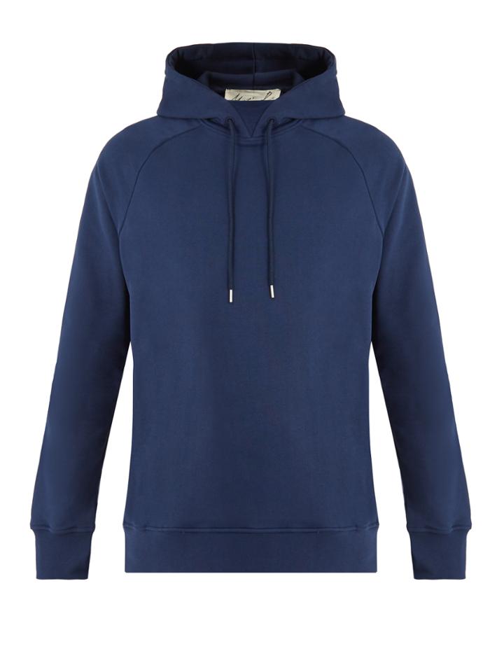 Martine Rose Logo-print Hooded Cotton-jersey Sweatshirt