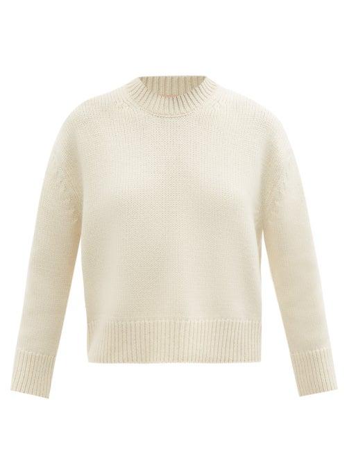 Ladies Rtw Brock Collection - T-swami Cashmere Sweater - Womens - Cream