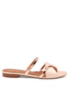 Matchesfashion.com Malone Souliers - Teresa Leather Sandals - Womens - Rose Gold