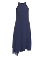 Elizabeth And James Asymmetric Hemline Crepe Dress