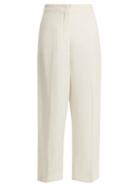 Matchesfashion.com Sportmax - Giava Trousers - Womens - Ivory