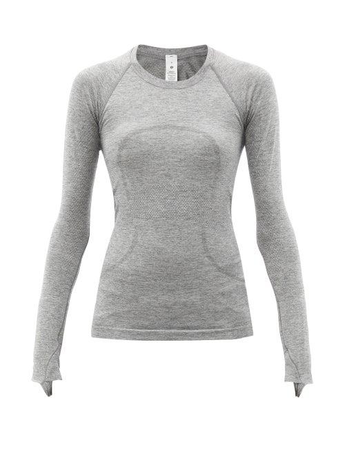 Lululemon - Swiftly 2.0 Technical-mesh Long-sleeved T-shirt - Womens - Grey Multi