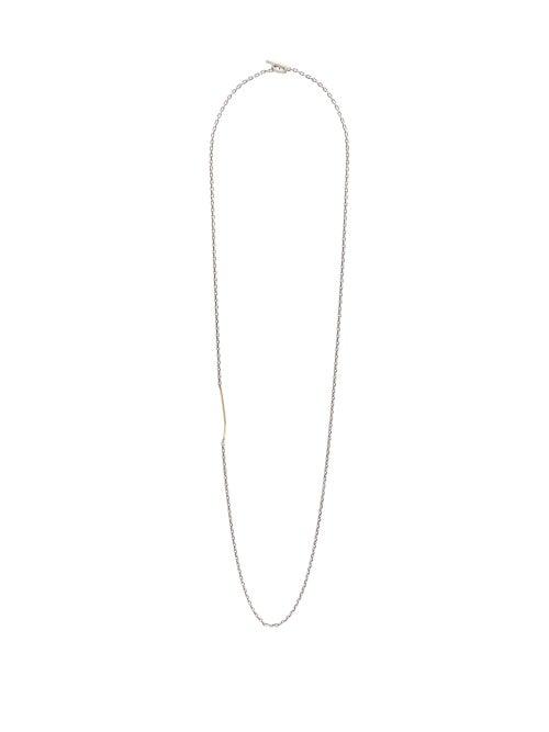 Matchesfashion.com Title Of Work - Cable Chain Sterling Silver Necklace - Mens - Silver