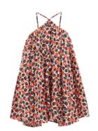 Agua By Agua Bendita - Celeste Warana-print Cotton Mini Dress - Womens - Red Print