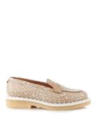 Purified Bonny Python-effect Leather Loafers