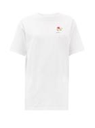 Matchesfashion.com Raey - X Cressida Jamieson Grace Embroidered T Shirt - Womens - White