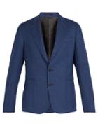 Matchesfashion.com Paul Smith - Single Breasted Wool Blazer - Mens - Blue