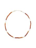 Jia Jia - Arizona Citrus Opal & 14kt Gold Beaded Necklace - Womens - Orange Multi