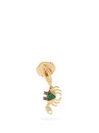 Matchesfashion.com Yvonne Leon - Diamond & Gold Single Crab Earring - Womens - Green Gold
