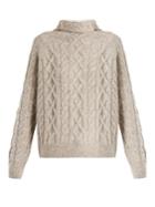 Vince Cable-knit Wool-blend Sweater