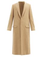 Matchesfashion.com Haider Ackermann - Single-breasted Wool-blend Coat - Mens - Beige