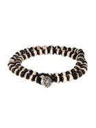 Luis Morais Bi-colour Bead And White-gold Bracelet