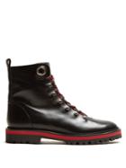 Aquazzura Hiker Tread-sole Leather Ankle Boots