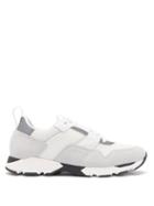 Matchesfashion.com Marni - Suede-panelled Mesh Trainers - Mens - White