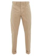 Matchesfashion.com J.w. Brine - Walter Herringbone Cotton-blend Trousers - Mens - Beige