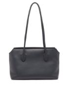 The Row - Terrasse Grained-leather Shoulder Bag - Womens - Navy