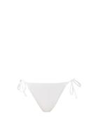Matchesfashion.com Fisch - Chanzy Recycled-fibre Side-tie Bikini Briefs - Womens - White