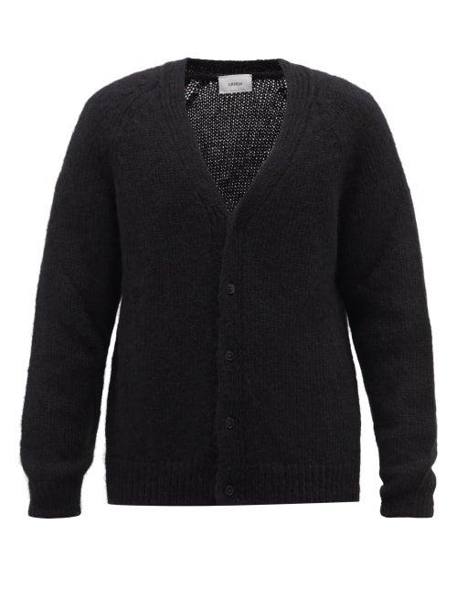 Erdem - Patrick V-neck Cable-knit Cardigan - Mens - Black