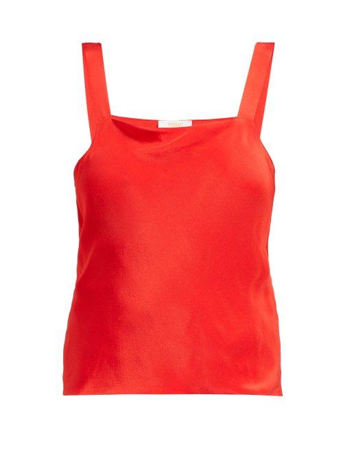 Matchesfashion.com Worme - The Camisole Silk Top - Womens - Red