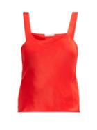 Matchesfashion.com Worme - The Camisole Silk Top - Womens - Red