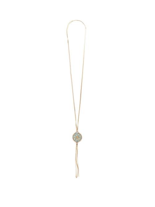 Matchesfashion.com Rosantica By Michela Panero - Sicilia Pendant Tassel Gold Tone Necklace - Womens - Multi