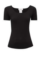 Matchesfashion.com Lemaire - Scoop-neck Jersey T-shirt - Womens - Black