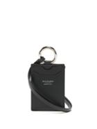 Matchesfashion.com Acne Studios - Aelin Logo-stamped Necklace Cardholder - Womens - Black