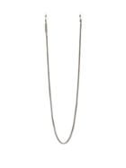 Matchesfashion.com Frame Chain - Matte Web Mesh Rope Glasses Chain - Womens - Silver