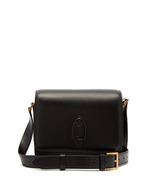 Matchesfashion.com Saint Laurent - Le 61 Logo Leather Cross Body Bag - Womens - Black