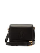 Matchesfashion.com Saint Laurent - Le 61 Logo Leather Cross Body Bag - Womens - Black