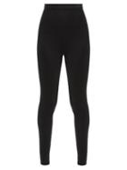 Ladies Rtw Jacquemus - Arancia High-rise Ribbed Leggings - Womens - Black