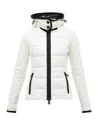Matchesfashion.com Moncler Grenoble - Down Filled Panelled Ski Jacket - Womens - White