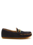 Gucci Shearling-lined Driving Loafers