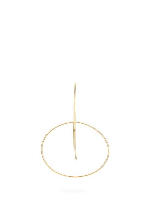 Matchesfashion.com Roksanda - Square And Circle Linked Single Earring - Womens - Gold
