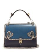 Fendi Kan I Heart-detail Leather Shoulder Bag