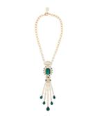 Matchesfashion.com Dolce & Gabbana - Crystal Necklace - Womens - Green