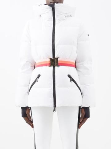 Goldbergh - Snowmass Interchangeable Belt Down Ski Jacket - Womens - White