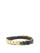 Matchesfashion.com Altuzarra - Avalon Gold Chevron Leather Belt - Womens - Gold