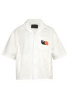 Matchesfashion.com Prada - Padded Short Sleeved Shirt - Mens - White