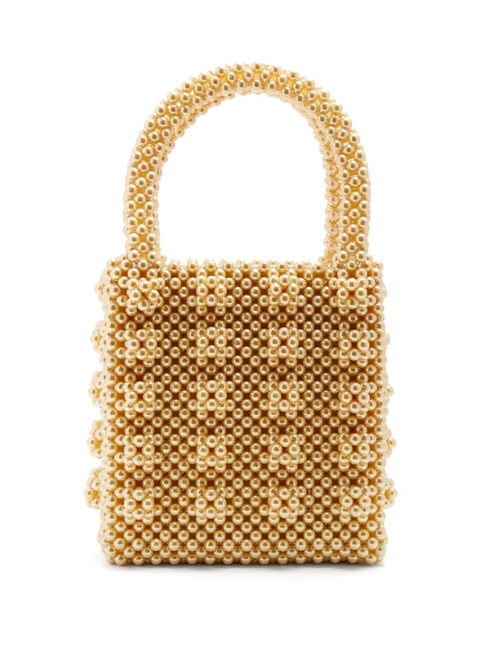 Shrimps Antonia Faux-pearl-embellished Bag