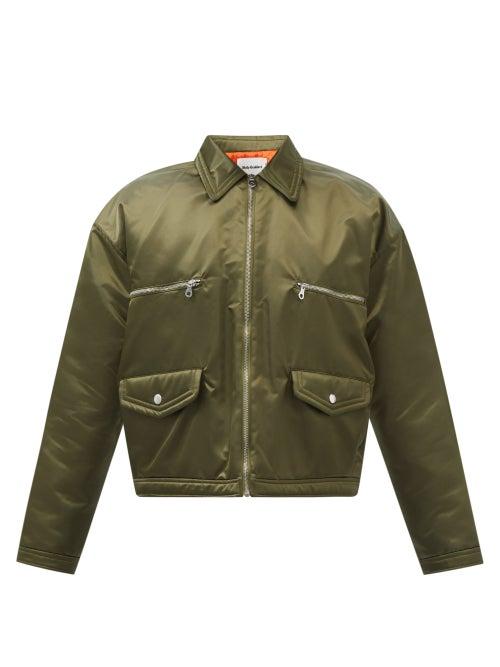 Molly Goddard - Claude Shell Bomber Jacket - Mens - Khaki