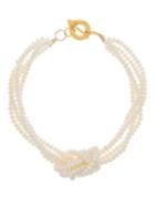 Matchesfashion.com Timeless Pearly - Knotted Pearl Choker Necklace - Womens - Pearl