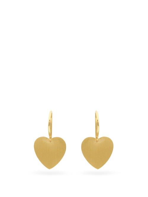 Matchesfashion.com Irene Neuwirth - Love 18kt Gold Drop Earrings - Womens - Yellow Gold