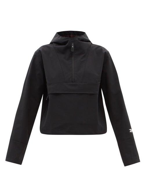 Reebok X Victoria Beckham - Logo-print Hooded Jacket - Womens - Black