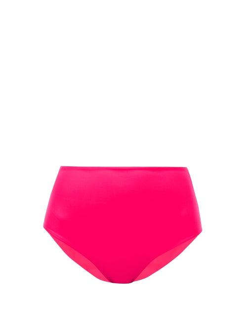 Matchesfashion.com Jade Swim - Bound High-rise Bikini Briefs - Womens - Pink