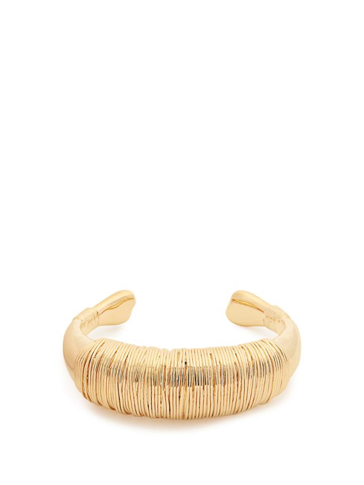 Aurélie Bidermann Alhambra Gold-plated Chunky Cuff